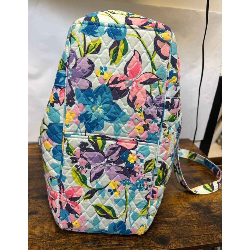 Vera Bradley Marian Floral XL Quilted Zip Top Tote Travel Bag 23 x 15 x 7 Large - Picture 11 of 14